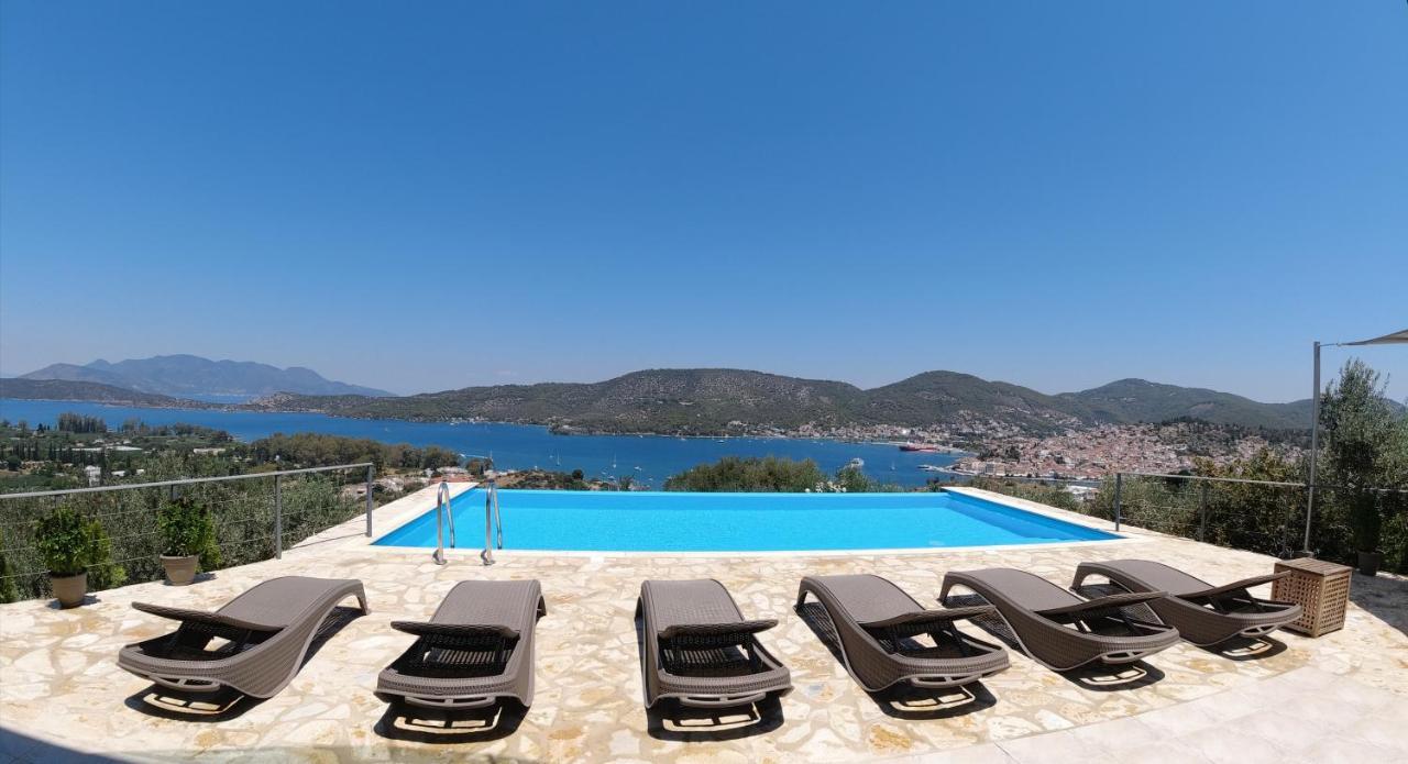 Saronic Topview Villa Galatás Eksteriør bilde