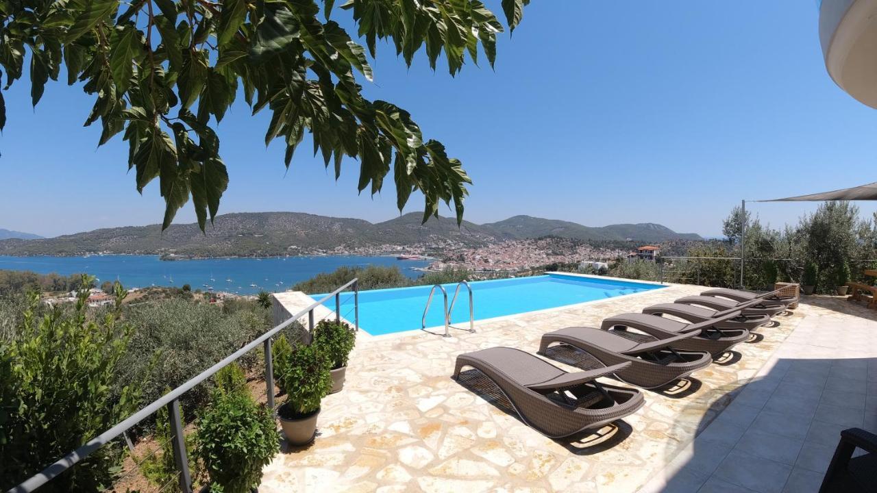 Saronic Topview Villa Galatás Eksteriør bilde