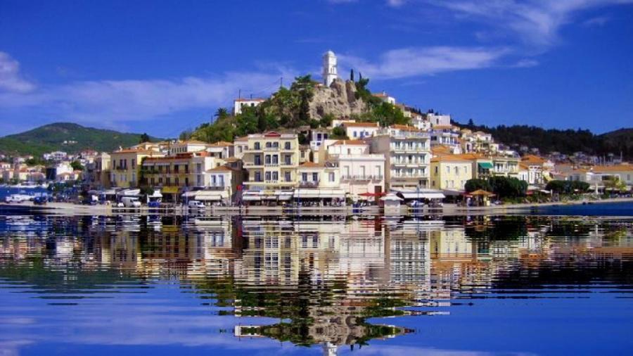 Saronic Topview Villa Galatás Eksteriør bilde